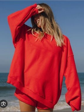 Daily Drills Oversized Crew - Heart XS/S